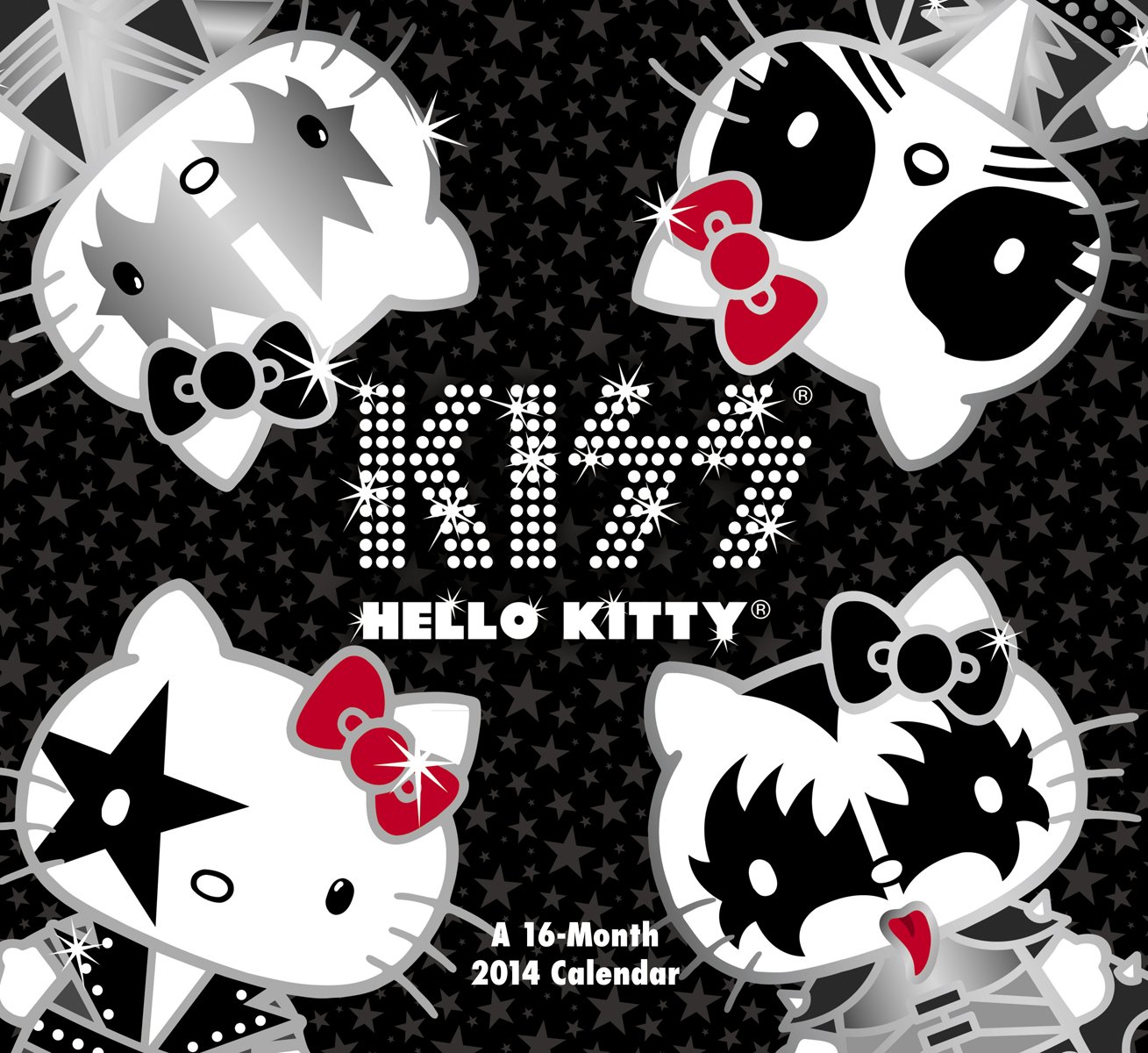 2014 KISS  HELLO  KITTY  CALENDAR